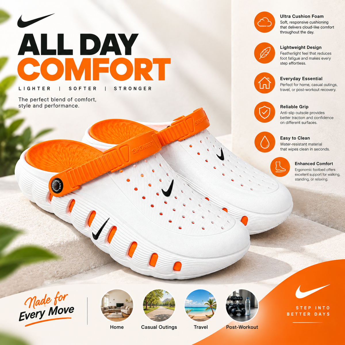Crocks-Nik Ultra Soft Comfort in Daily Use