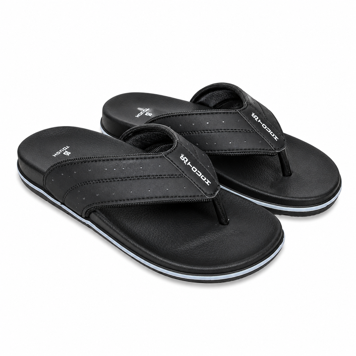 X-Trend Men's Ultra Comfort Daily Wear Slippers – Soft Cushioned Anti-Slip Casual Flip Flops for Indoor & Outdoor Use