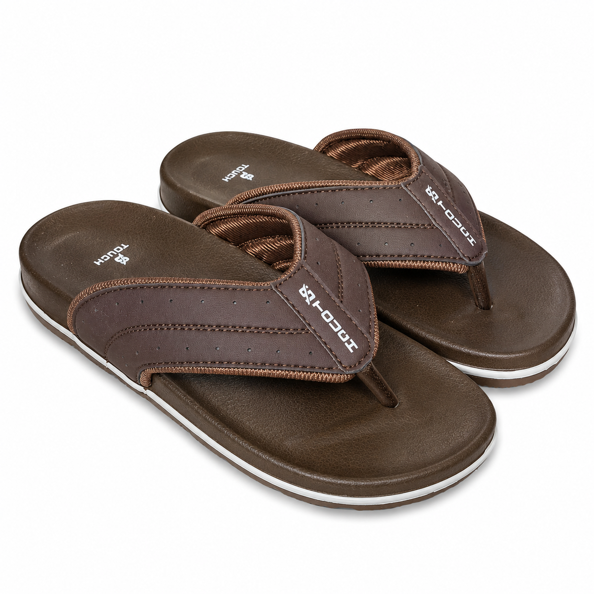 X-Trend Men's Ultra Comfort Daily Wear Slippers – Soft Cushioned Anti-Slip Casual Flip Flops for Indoor & Outdoor Use