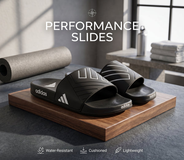 Adi-da Comfort Slides – Quick-Dry Slip-On Sandal with Ultra Soft Cushion